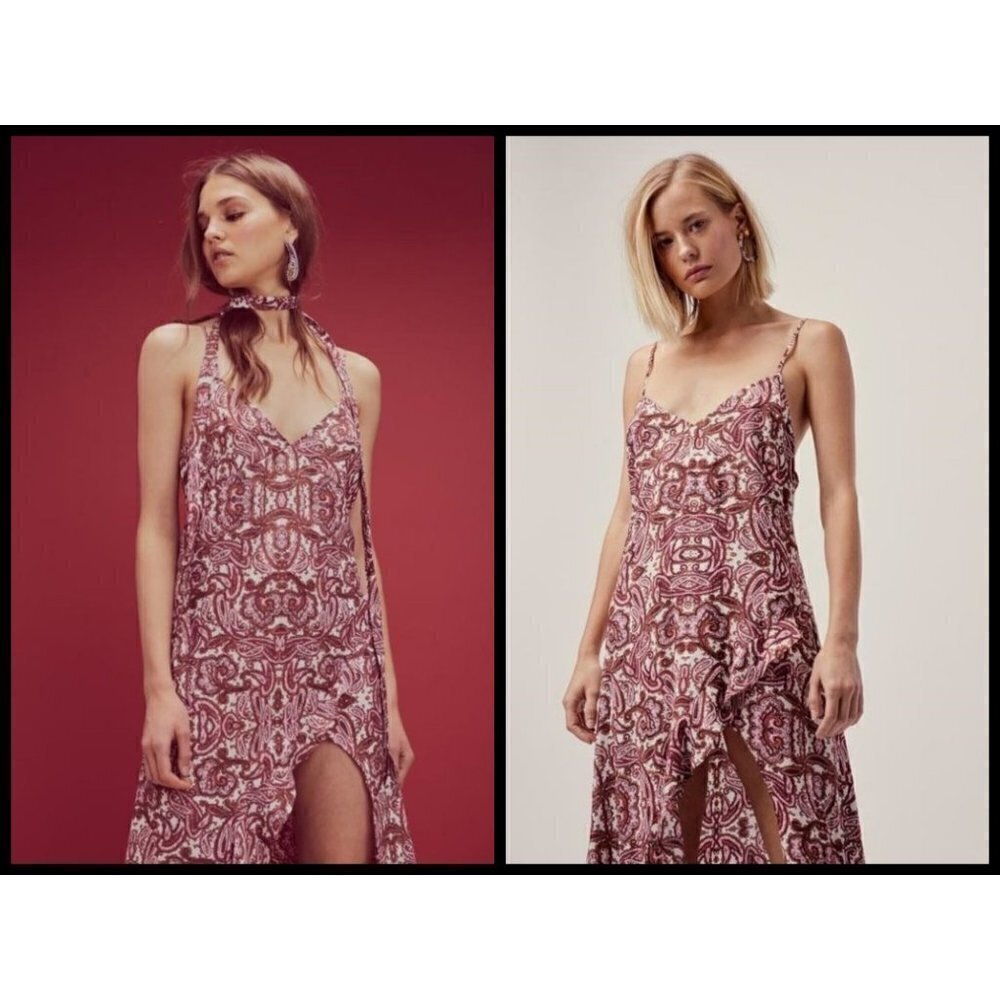 💕FOR LOVE & LEMONS💕 Romy Tank Dress ~ Lilac Paisley